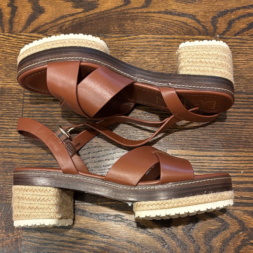 Elegant Brown Platform Sandals